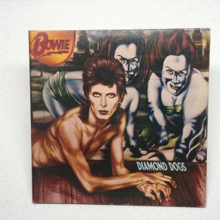 Vintage 1974 David Bowie Diamond Dogs Vinyl Record 33 Rpm