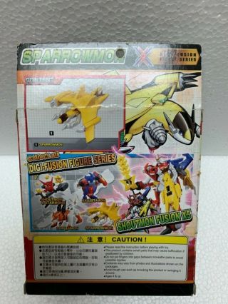 Bandai Digimon Digital Monster Xros Wars Fusion 09 Sparrowmon action figure 2