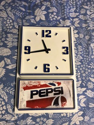Vintage PEPSI COLA Advertising Wall Clock 2