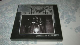 Mayhem " Cursed In Eternity " Lp Box Set Darkthrone Watain Emperor Bathory