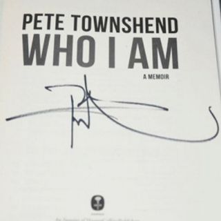 The Who Signed Book Pete Townshend Autographed Book 
