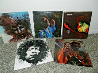 5 Vintage Jimi Hendrix Lp 