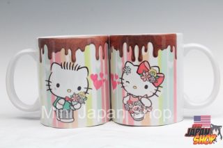 Hello Kitty & Dear Daniel Valentine 2018 11 Oz Cup Pair Mug Cute