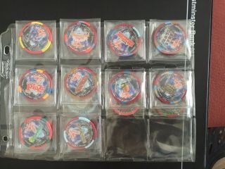 Freemont Street Experience Set Of 10 Grand Opening Chips Usa