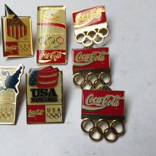 Coca Cola 1992 Olympic pins set of 13 Collectors Series AR34/2 4