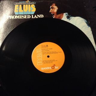 Elvis Presley Promised Land Quadradisc Mega Rare Orange Label Quad O873
