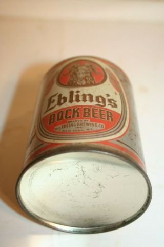 Ebling ' s Bock Beer 12 oz.  IRTP crowntainer - Ebling Brewing Co. ,  York,  NY 11