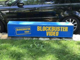 Blockbuster Video Sign Rare And Authentic 16x9