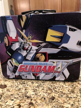 Mobile Suit Gundam Wing Metal Lunchbox Collector Item Anime