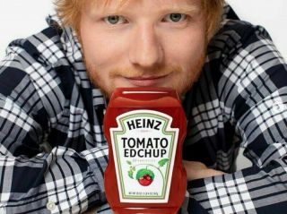Limited Edition Heinz Edchup - Ed Sheeran X Heinz Ketchup - In - Hand