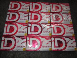 Stride Id Berry Melon Gum 12 Collector Packs ‡ Discontinued,  Rare ‡