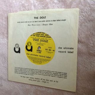 The Dole - Wave Love 7 "  Damned/buzzcocks/fall/clash/x - Ray Spex/77