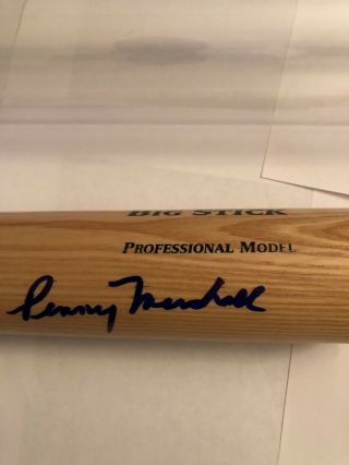PENNY MARSHALL CINDY WILLIAMS SIGNED Rawlings Baseball Bat RARE PHOTO PROOF 2