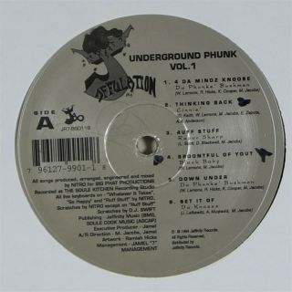 V/a " Underground Phunk Vol.  1 " Obscure Indie Rap Lp Jaffinity Mp3