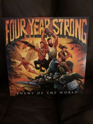 Four Year Strong " Enemy Of The World " Clear Vinyl
