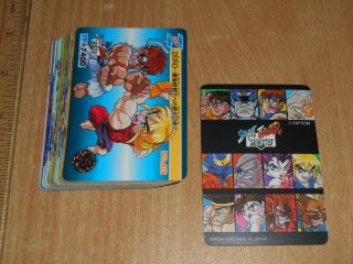 Bandai Capcom Street Fighter Zero Part 1 Regular Cards Set Of 36pcs 1995