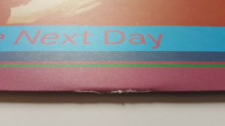 DAVID BOWIE THE NEXT DAY SIGNED PAUL SMITH DESIGNER EDITION 2 LP RED VINYL/CD 3