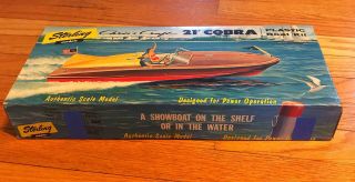 Sterling Scale Model 21 ' Cobra Chris Craft 1956 Plastic Motor Boat Kit 3