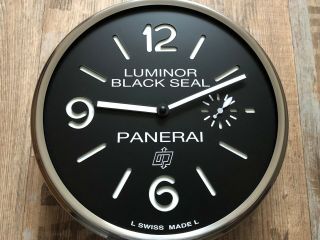 Luminor Panerai Black Seal Showrooms Promotion Exhibitions Dealer Wallclock