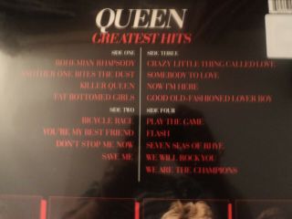 Queen Greatest Hits DOUBLE VINYL LP Freddie Mercury Bohemian Rhapsody Champions 4