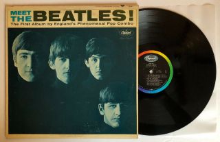 Meet The Beatles - 1964 Us Mono Capitol 1 Bmi Credit Labels T - 2047 (vg, )