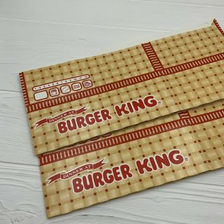 Vintage 1992 Burger King Dinner Box Cardboard Food Container 2
