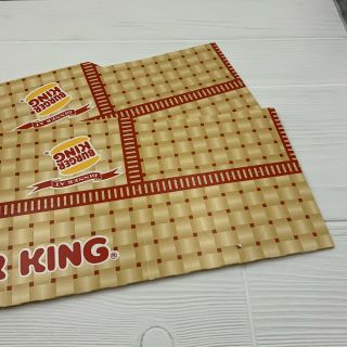 Vintage 1992 Burger King Dinner Box Cardboard Food Container 3