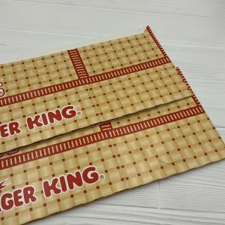 Vintage 1992 Burger King Dinner Box Cardboard Food Container 4