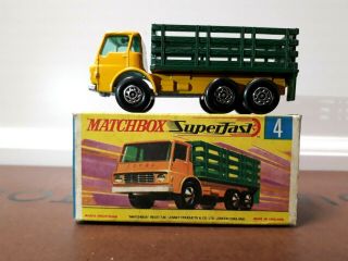 Matchbox Superfast Lesney - Series 4 - Stake Truck