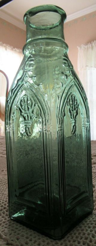 Stunning Colored Willington Cathedral Pickle - Open Pontil 10