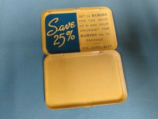 Vintage Ramses Prophylactic Condom Tin 2