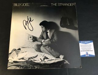 Billy Joel Signed Autographed The Stranger Vinyl Album Lp Beckett Bas 2