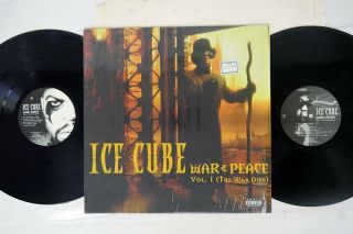 Ice Cube War & Peace Vol.  1 Priority Records Ptylp 161 Uk Shrink Vinyl 2lp