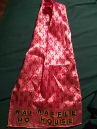 Waffle House Pink Breast Cancer Scarf