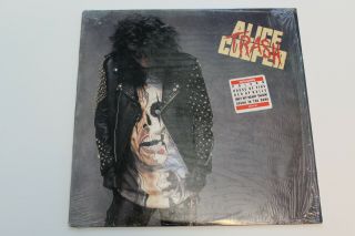 Alice Cooper: Trash Vinyl Lp (1989 1st Pressing) R Sambora,  Bon Jovi,  Joe Perry