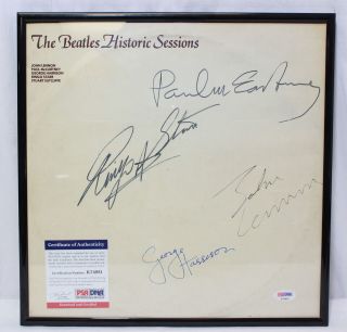 The Beatles Historic Sessions Recorded Autographed PSA/DNA Certified K74951 5