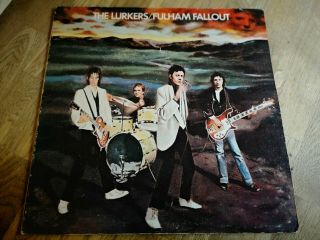 The Lurkers Lp Fulham Fallout Uk Beggars Banquet 1st Press Bega 2 Punk Oi