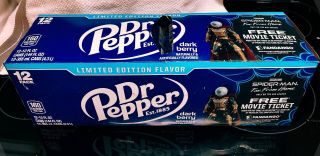 Limited Edition Flavor Dark Berry Dr Pepper 12 - pack Spider Man: Far From Home 4