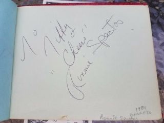 Autograph Book Andy Warhol,  Michael Jackson,  Ray Manzarek many more 4