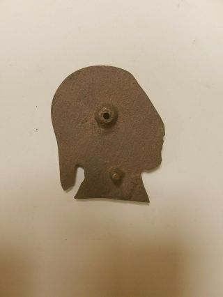 Bronze Indian Head from Jennings Standard Chief Slot Machine 2