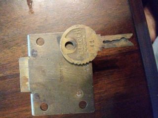 Mills Roman Head & Similar Antique Slot Machine Old Back Door Lock & Key