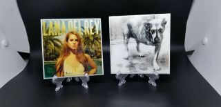 4 Custom Ceramic Bar Drink Coasters Lana Del Rey/ Alice In Chains