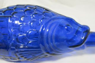 ﻿VINTAGE Pescevino Blu Fish - Shaped Cobalt Blue 13 
