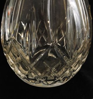 Vintage Crystal Glass Decanter Whiskey Wine Liquor Barware Italia Royal Rock 3