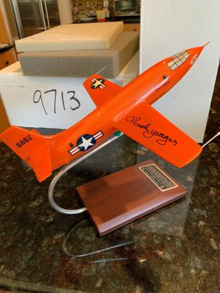 CHUCK YEAGER ACE BELL X - 1 ROCKET RESEARCH PLANE OCT 1947 FLIGHT SIGNED AUTOGRAPH 3