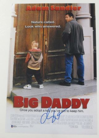 Adam Sandler Signed 12x18 Photo Big Daddy Authentic Autograph Beckett