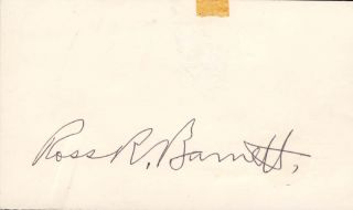 Ross R.  Barnett - Signature (s)