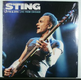 Sting 57th & 9th Live From Chicago Fan Club Exclusive Vinyl Album/police