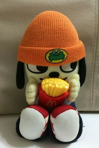 PaRappa the Rapper Plush Doll McDonald ' s Happy meal toy PS 2001 Japan F/S 2