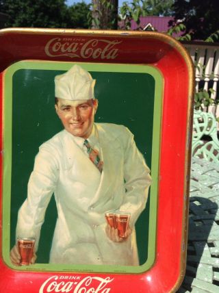 1927 Coca Cola Serving Tray SODA JERK 3
